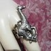 On the Run GIRAFFE Ring on Filigree Handmade - Silver Plated Brass Stampings
