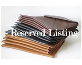 RESERVED for missyevelyn- Black Medium Zip-pouch with Gold-toned Zipper