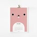 2012 Calendar, Cute Animal Printable