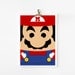 Mario 5x7 art prints