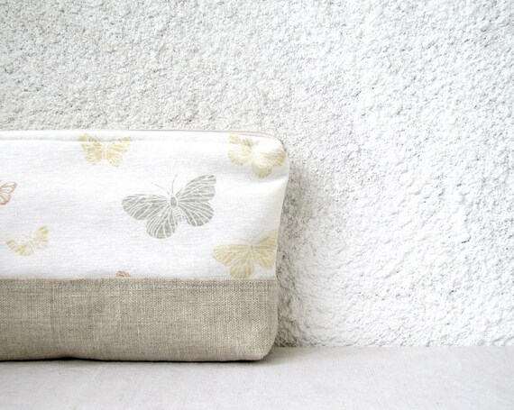 RESERVED for JENNIFER WHITE  - Clutch purse Cosmetic bag Zipper pouch