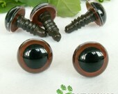 12mm Brown Safety Eyes / Plastic Eyes - 5 Pairs
