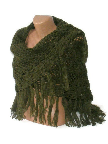Hand chrocheted shawl, women crochet shawl, wrap, stole, spring winter trends,for her