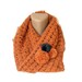 infinity scarves, Hand crocheted women scarf cowl, terra-cotta, neckwarmer, women scarves ,Winter spring trend, 2013 fashion trend