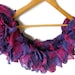 Hand Knitted women scarf, knit scarves, purple scarf, knitting, scarflette, neckwarmer, 2013 scarf Trends