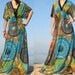 Moon Collection Long Dress Maxi Dress Women Deep V Evening Prom Dress Bridesmaid Dress