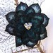 Peacock Green Bridesmaid Fascinator Embroidered Flower Swarovski Crystals Wedding Accessory