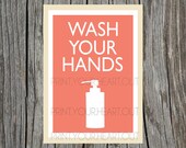 Printable Wash Your Hands Bathroom Artwork Il_170x135