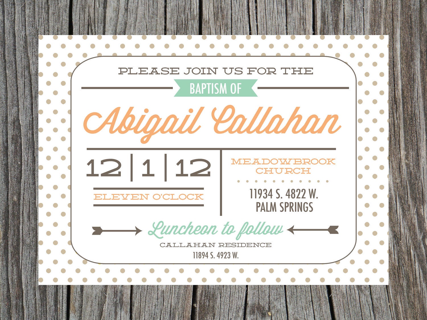 LDS Baptism Invitation Printable Mormon Il_170x135