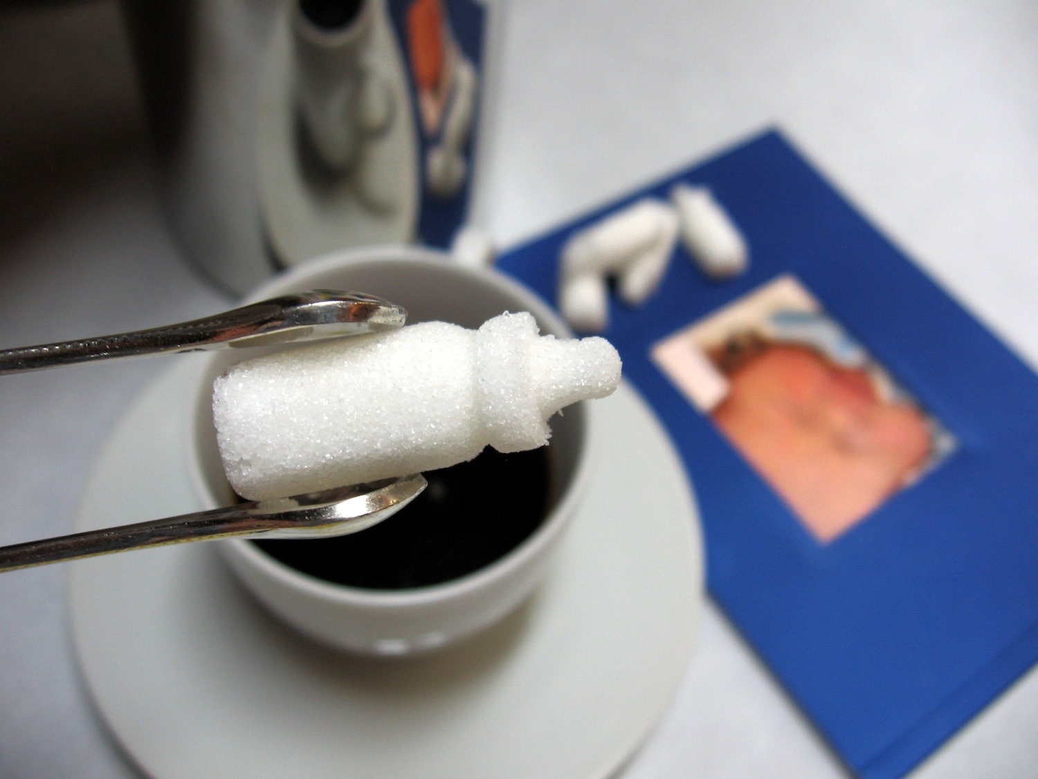 Baby Bottle Shaped Sugar Cubes to Serve with Coffee or Tea 6 Dozen for Your Baby Shower or the New Mom