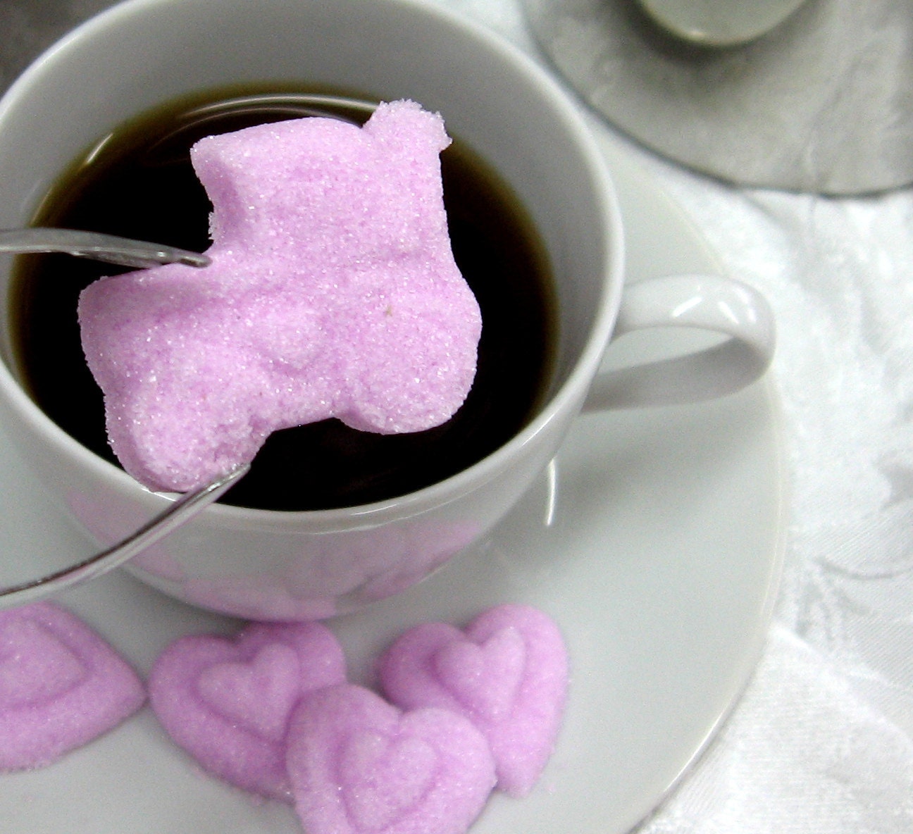3 Dozen Baby Buggy Shaped Sugar Cubes to Serve with Coffee or Tea  for Your Baby Shower