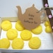 Elegant Yellow Rose Shaped Sugar Cubes 3 Dozen Ready to Ship