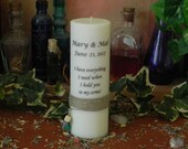 Handfasting Candle - marriage, wedding, handfasting, unity candle