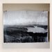 astoria overlook / large format halftone print / 24x36 black and white poster