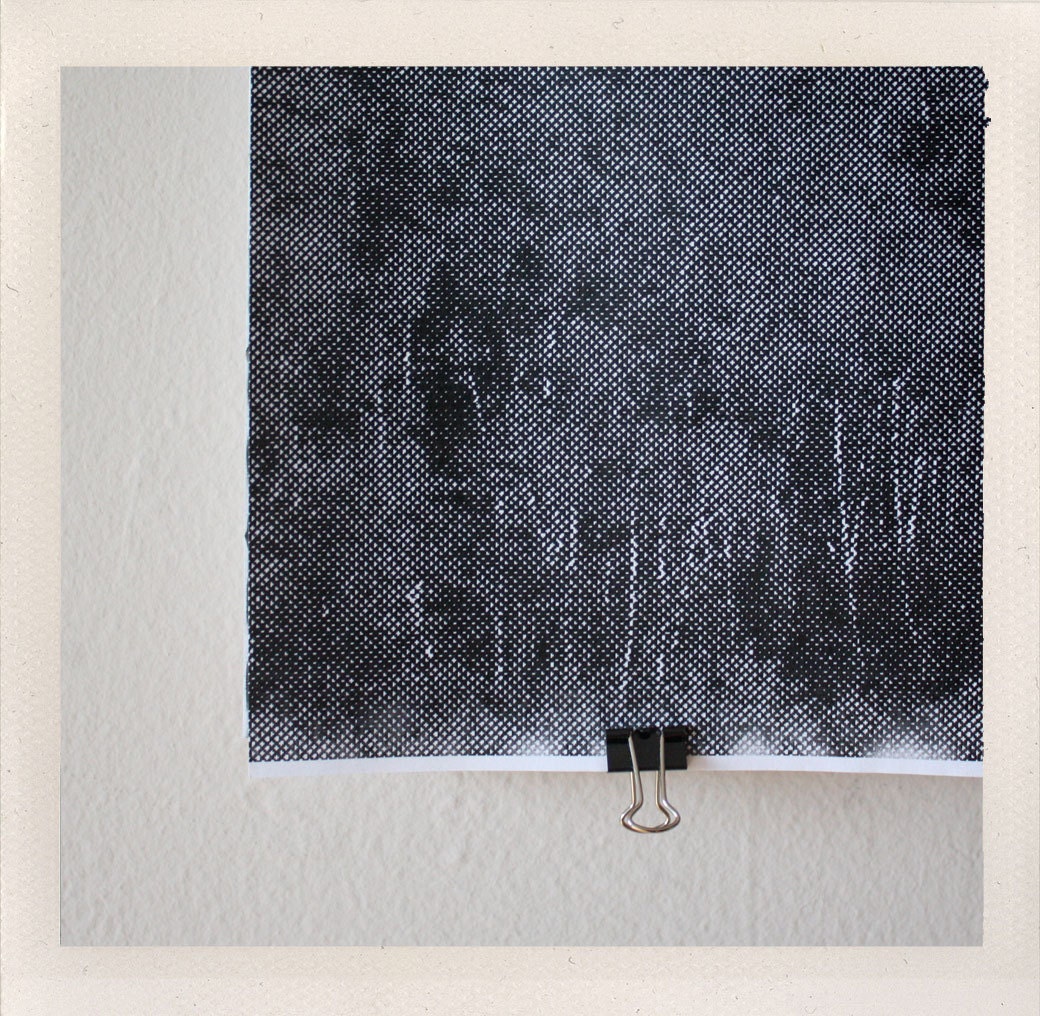 astoria overlook / large format halftone print / 24x36 black and white poster