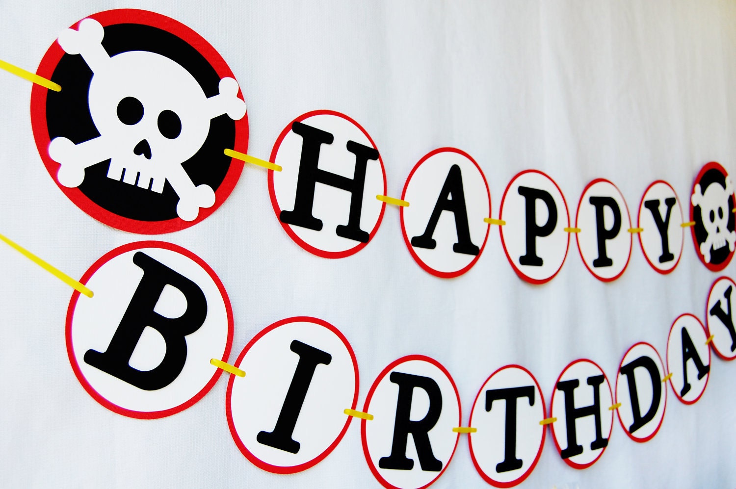 Pirate p"ARRR"ty Happy Birthday Banner Il_170x135