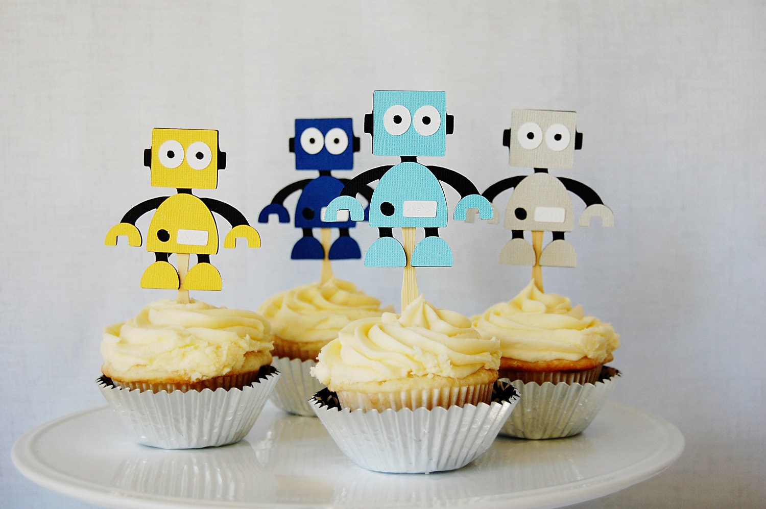 Mr. Roboto Cupcake Toppers Il_170x135