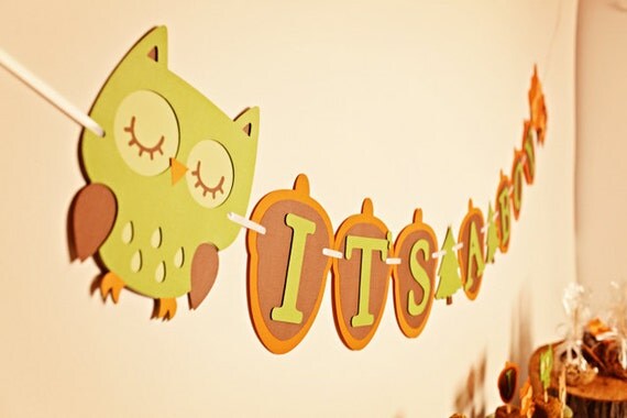 Forest Friends Baby Shower Banner Il_570xn