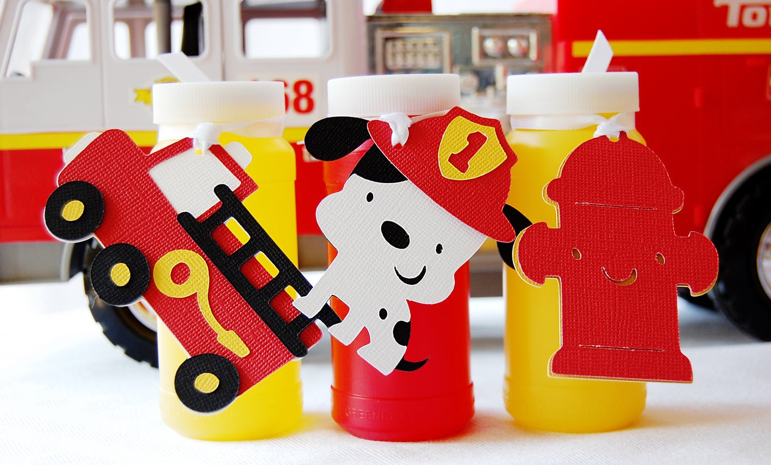 Sound the Alarm - Firetruck Birthday Party Package