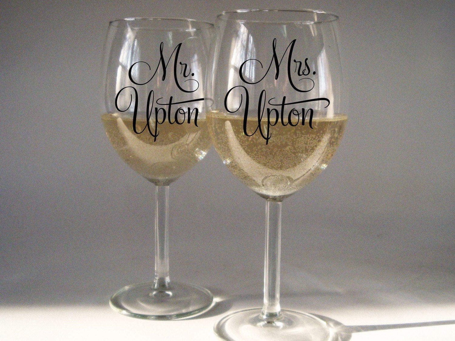 Wine Glasses - Personalized - set of 2