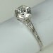 Simply Elegant Art Deco Engagement RIng