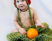 Hungry Caterpillar hat and blanket