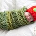 The very Hungry Caterpillar Hat and Cocoon set