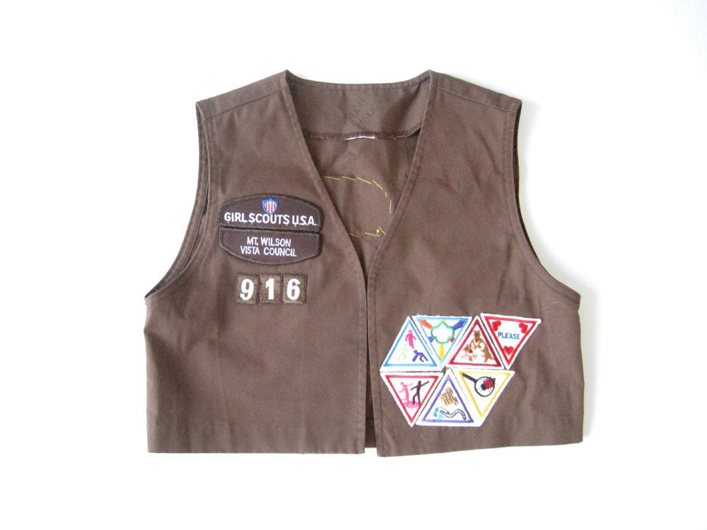 Boy Scout Patch Vest Pattern