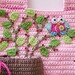 Baby girl wall-pocket organizer pdf pattern