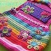 Hanging pockets organizer PATTERN  - Rainbow collection