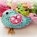 Crochet bag / purse pdf pattern " Birdie purse "