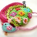 Crochet bag / purse pdf pattern " Birdie purse "