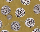 Half Yard Grove in Straw, 100% Organic Cotton, Nature Walk, Cloud9 Fabrics