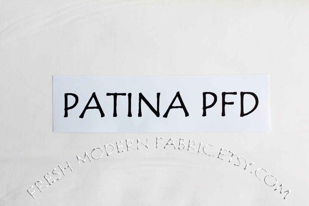 One Yard Patina PFD (Prepared for Dyeing) Combed Cotton Poplin Fabric from Robert Kaufman
