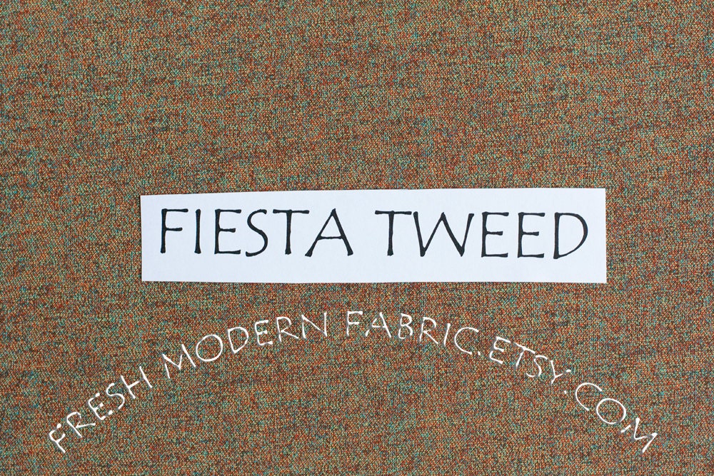Half Yard Quilter's Tweed in Fiesta, Robert Kaufman, 100% Cotton Fabric