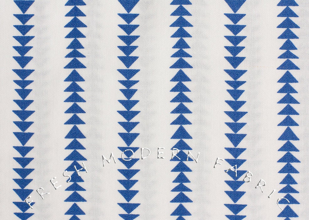 Half Yard Quilt Blocks Flying Geese Stripe in Marine Blue, Ellen Luckett Baker, Moda Fabrics, 100% Cotton Fabric