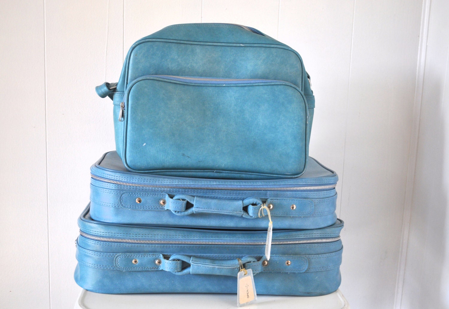 Blue Suitcase Set