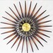Mid-Century Sunburst Syroco Clock