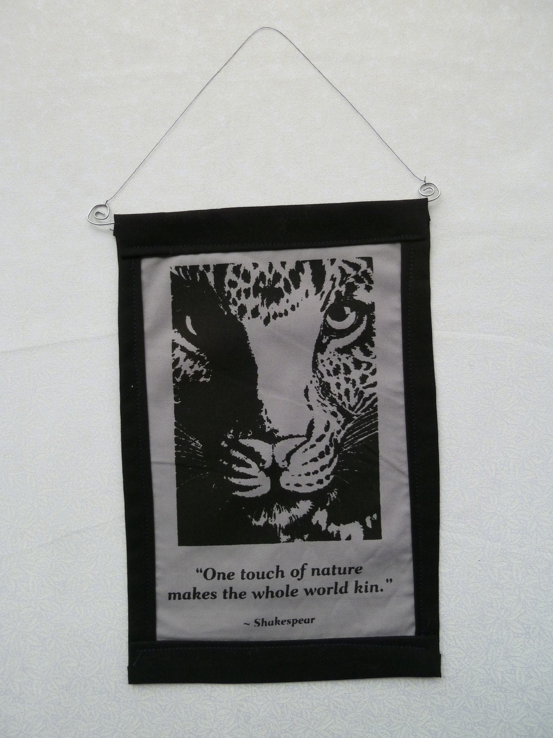 One Touch of Nature - Wall Hanging (Gray)