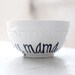 baby mama - white vintage tea cup - upcycled