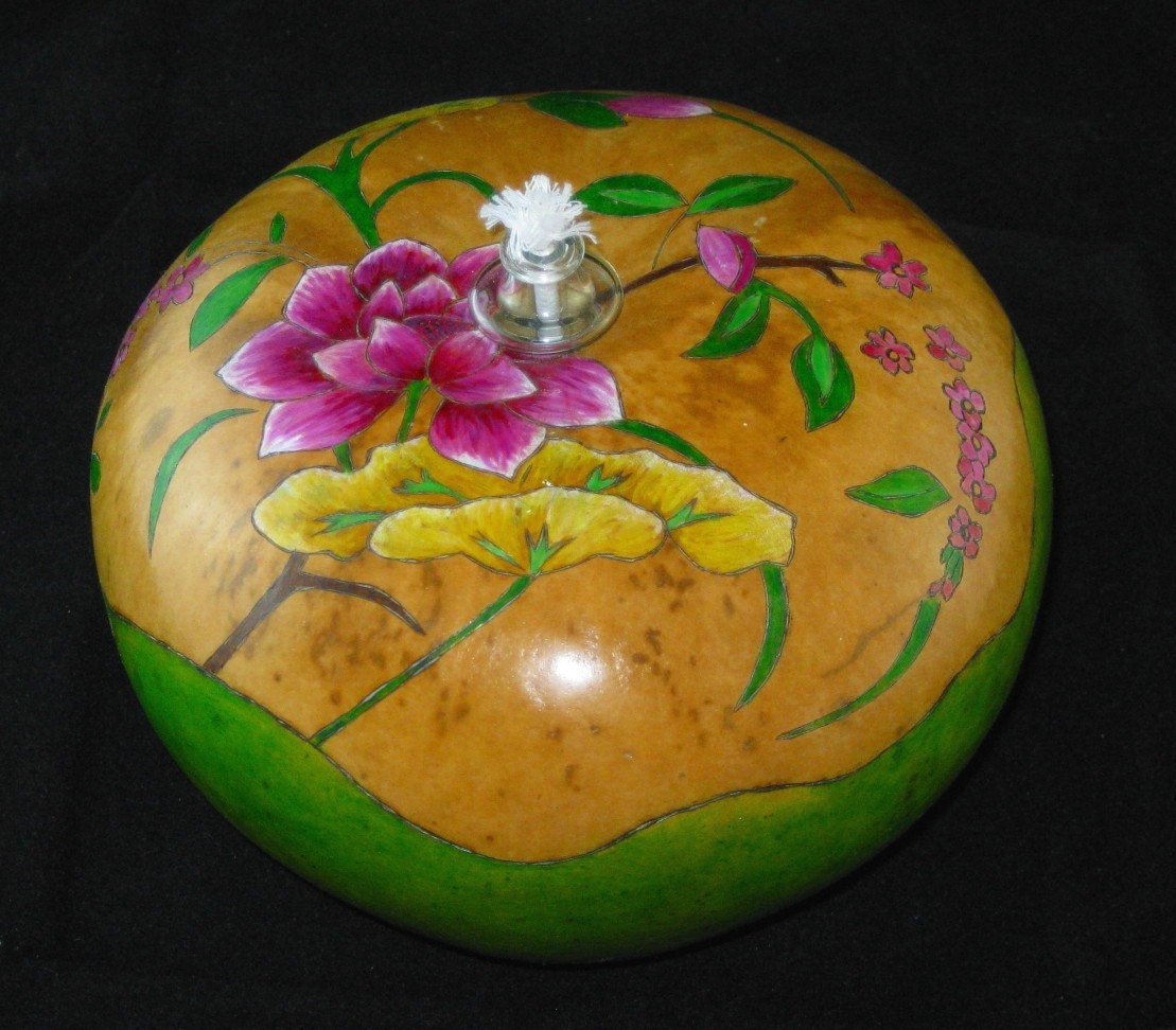 Garden Light Gourd Oil Candle
