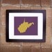 West Virginia State Print - 8x10 Printable Art