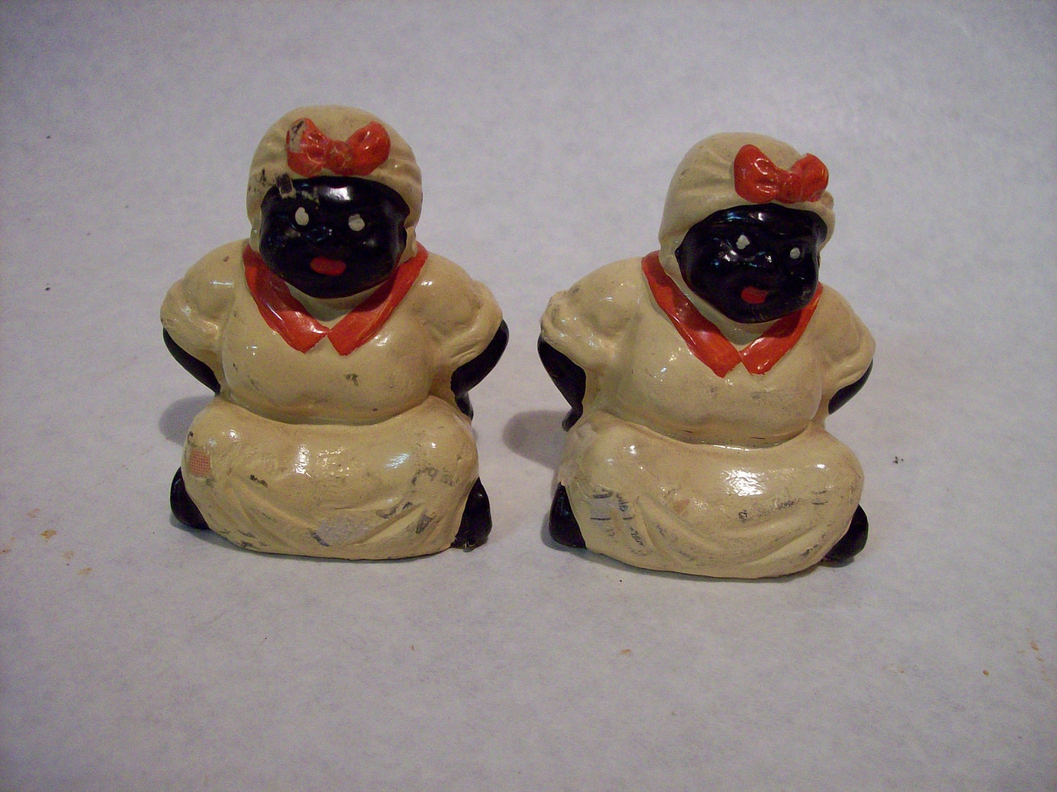 Aunt Jemima Salt and pepper shakers by auntdoilies on Etsy