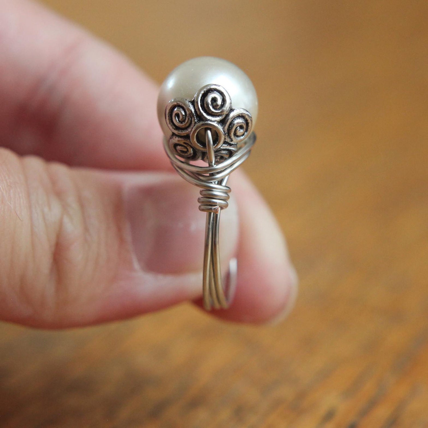 SALE JEWELRY TUTORIAL how to make a wrapped wire ring video lesson diy