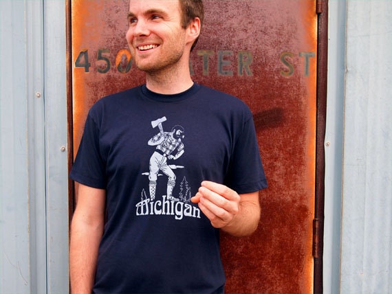 Paul Bunyan Michigan T-shirt