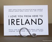 Deluxe Travel Wedding Table Card, 4x6, MADE TO ORDER