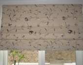 Custom Made To Order Flat Roman Shades (Standard or top down bottom up)