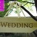 Wood Wedding Sign, Wedding Directional Sign, a photo prop for your Rustic Wedding, Spring Wedding, Summer Wedding, from Naturally Aspen