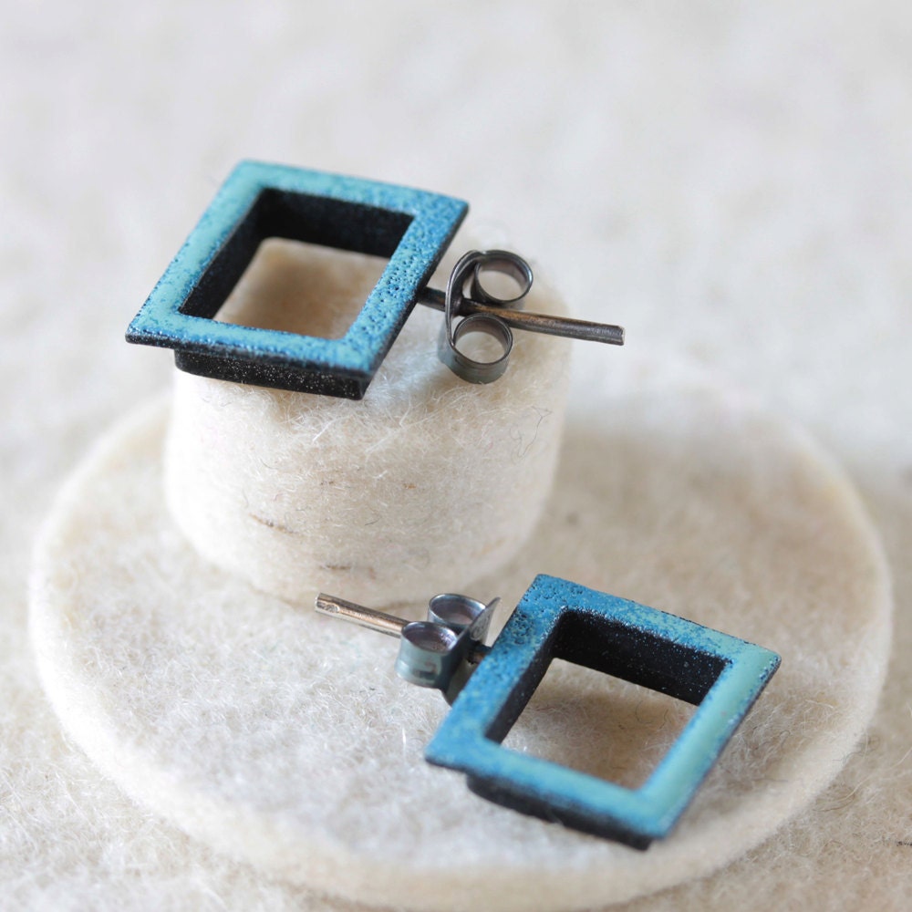 Frida Earrings N1 in Blue