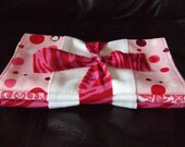 Valentine's Day Burp Cloths